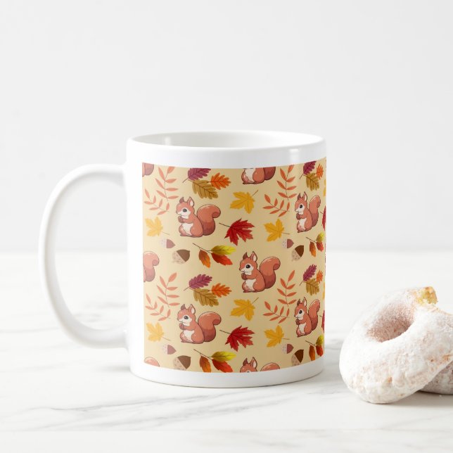Taza De Café Barro de ardilla (Con donut)