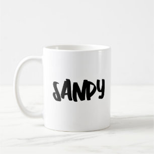 TAZA DE CAFÉ BARRO DE CAFÉ DE ESCÁNDALO DE TEXTO PERSONALIZADO