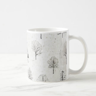 Taza De Café barro de montaña de invierno