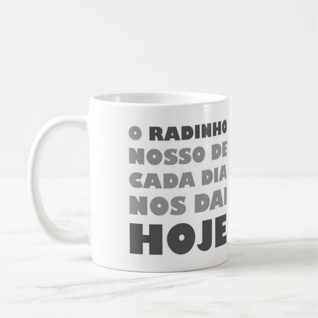 Taza De Café barro del aniversario de radinho (Izquierda)