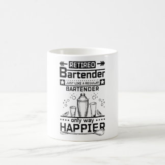Taza De Café Bartender retirado