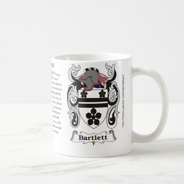 Taza De Café Bartlett, el origen, significado y el escudo (Derecha)
