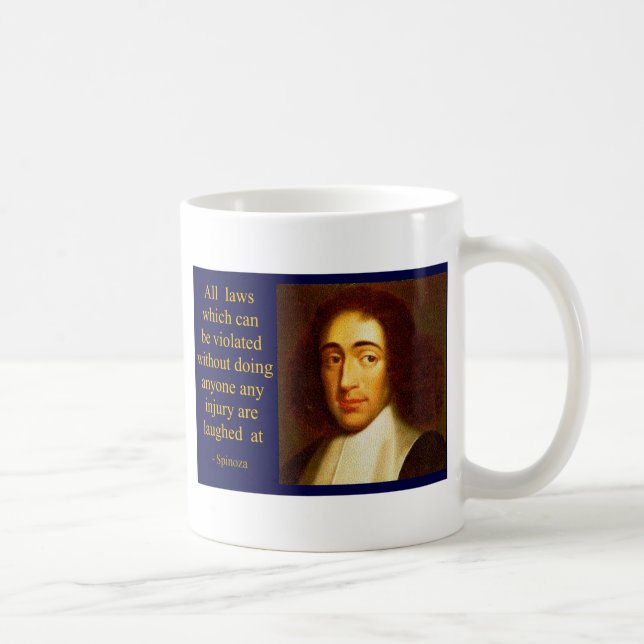 Taza De Café Baruch Spinoza (Derecha)