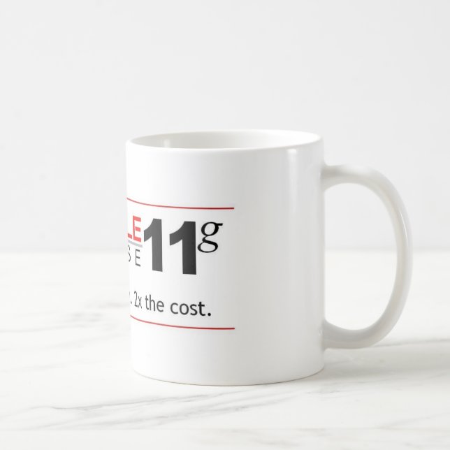Taza De Café Base de datos Obstacle 11g (Derecha)
