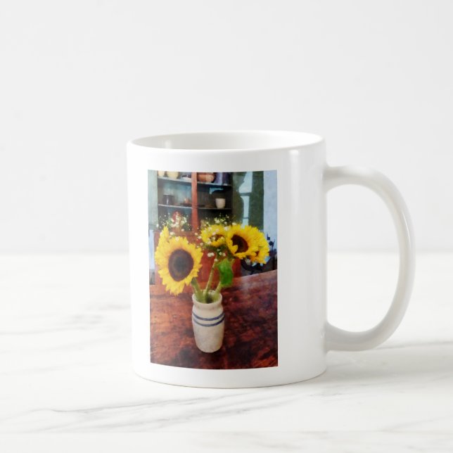 Taza De Café Base de girasoles (Derecha)