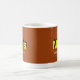 Taza De Café base de ladrillos del logotipo de mug (Centro)