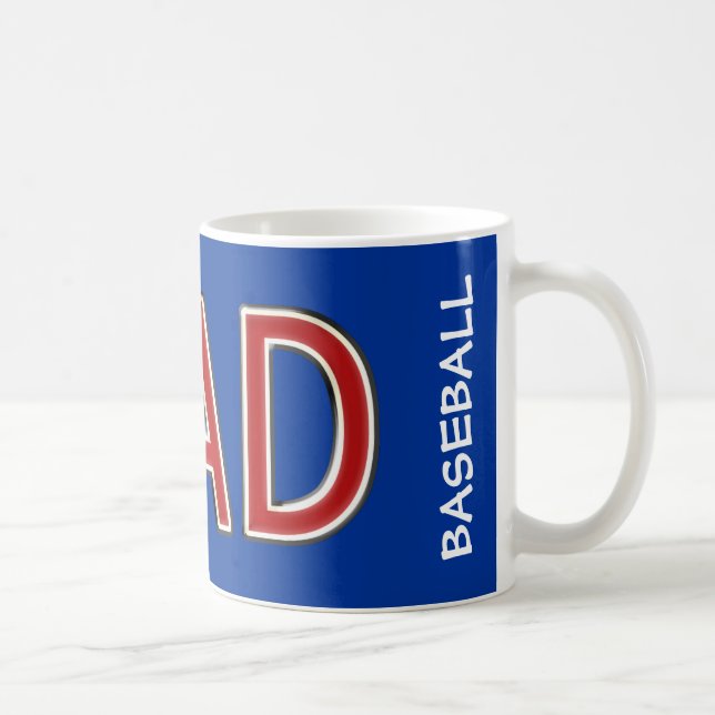 TAZA DE CAFÉ BASEBALL DAD COFFEE MUG (Derecha)