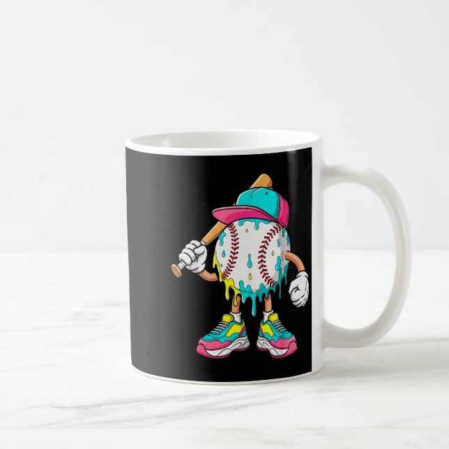 Taza De Café Baseball Lifestyle 101 Apparel Youth Baseball Drip (Derecha)