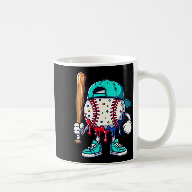 Taza De Café Baseball Lifestyle 101 Apparel Youth Drip Baseball (Derecha)