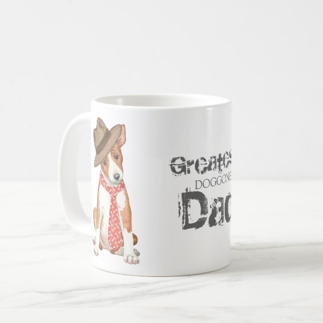 Taza De Café Basenji Dad (Anverso izquierdo)