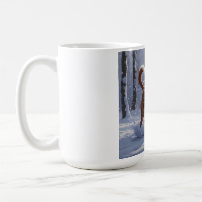 Taza De Café Basenji Elegant Coffee Mug (Izquierda)