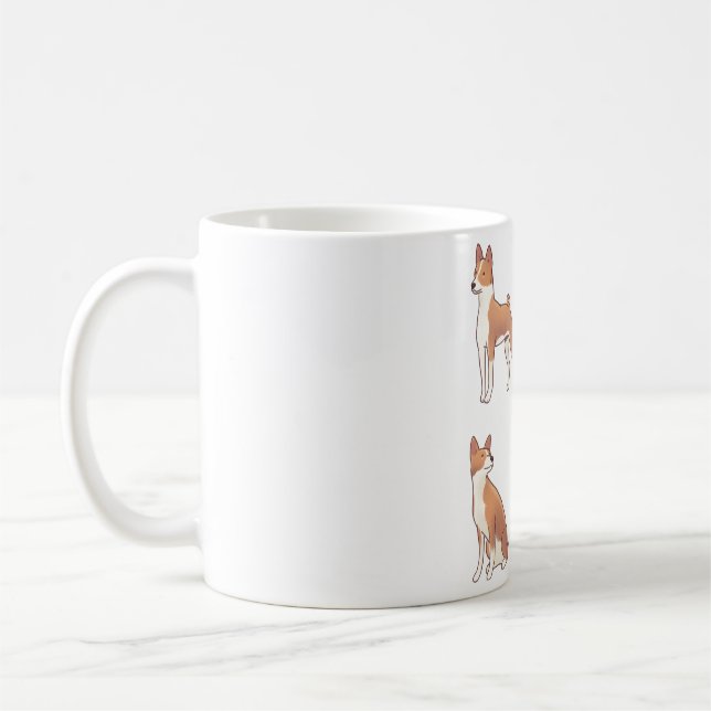 Taza De Café Basenji Magic (Izquierda)