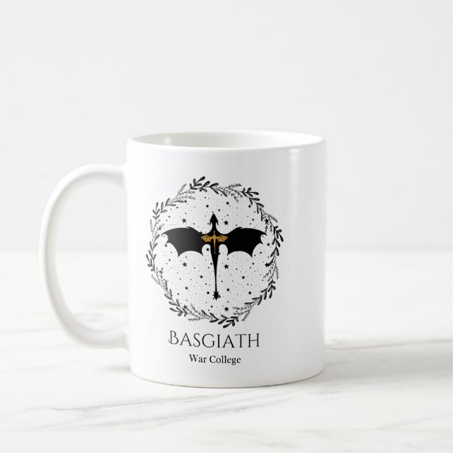 Taza De Café Basgiath College Mug, Cuarto Libro De Ala (Izquierda)