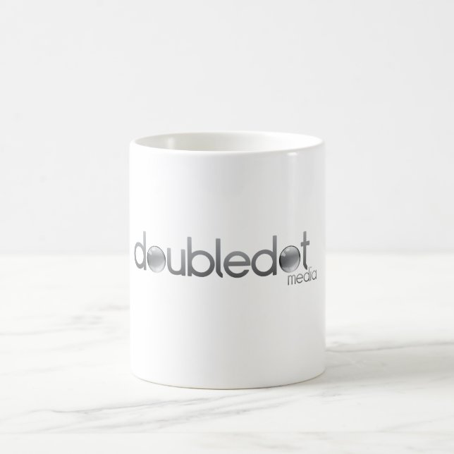 Taza de café básica de los medios de Doubledot (Centro)