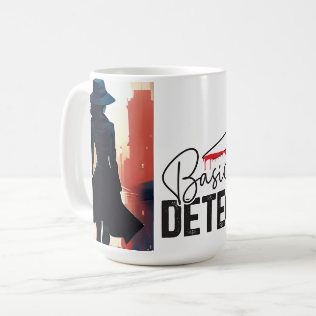 Taza De Café Básicamente detective (Anverso izquierdo)