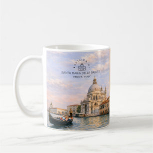 Taza De Café Basílica de Venecia Salute Acuarela Cúpulas Icónic