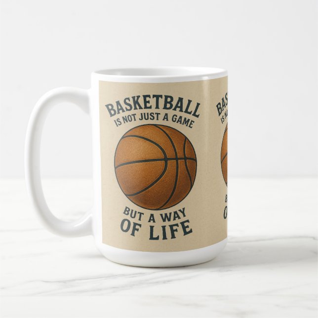 Taza De Café Basketball, a way of life! (Izquierda)