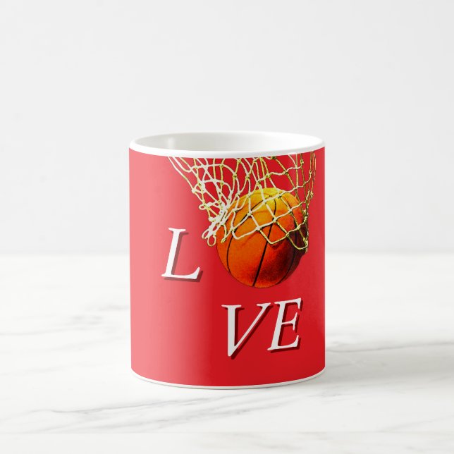 Taza De Café Basketball I Love (Centro)