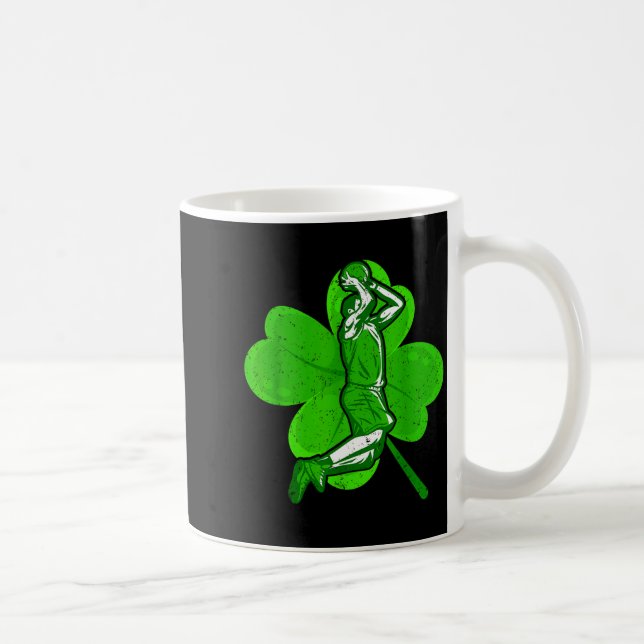 Taza De Café Basketball Shamrock St Patrick's Day Srt Lover Boy (Derecha)