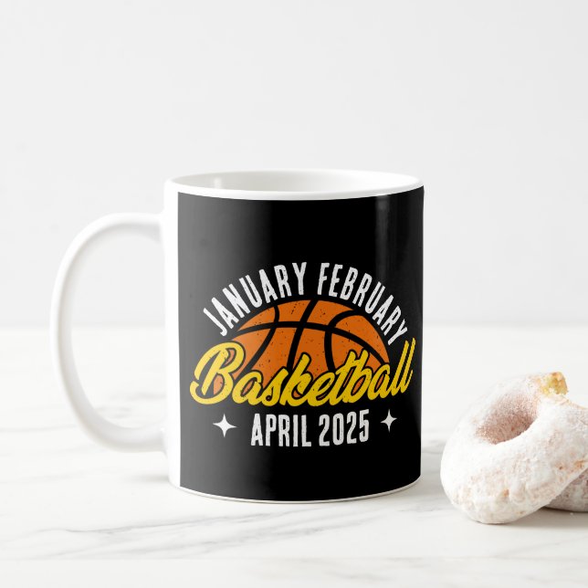 Taza De Café Básquetbol Lover Guay Player Moderno personalizado (Con donut)