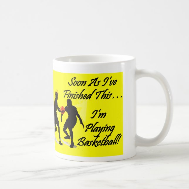 Taza De Café Básquetbol Mug (Derecha)