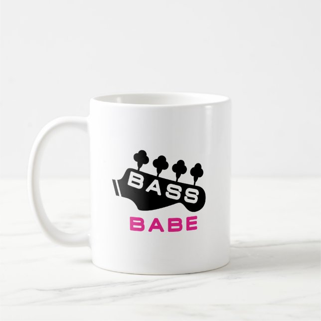 Taza De Café Bass Babe Regalo Para Baid (Izquierda)