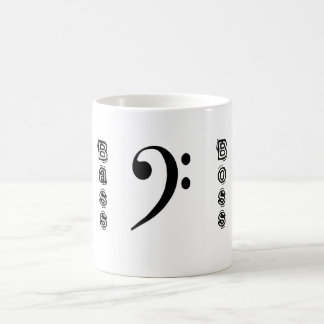 Taza De Café Bass Boss Bass Clef Mug