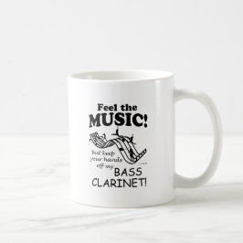 Taza De Café Bass Clarinet Siente La Música