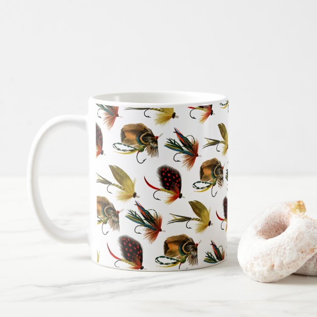 Taza De Café Bass Flies (Con donut)