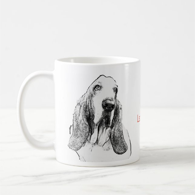 Taza De Café Basset hound (Izquierda)