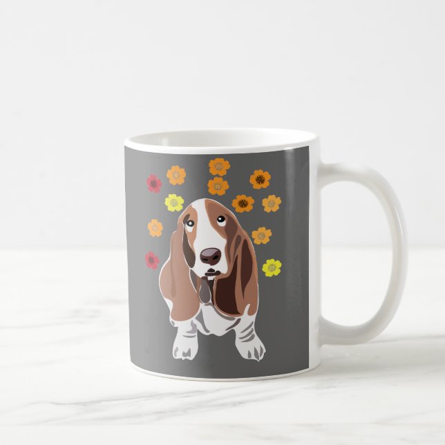 Taza De Café Bassett Hound (Derecha)