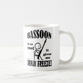 Taza De Café Bassoon, helada del cerebro
