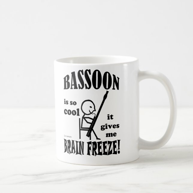 Taza De Café Bassoon, helada del cerebro (Derecha)