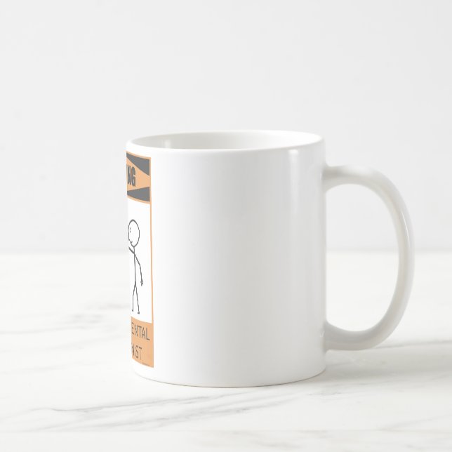Taza De Café Bassoonist temperamental amonestador (Derecha)
