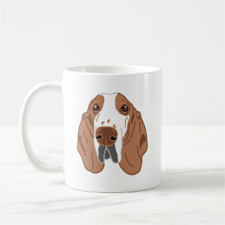 Taza De Café Bastante hondo perro mamá Mug