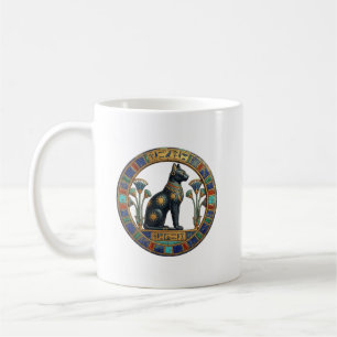 Taza De Café Bastet Sagrada: Diosa Gata del Antiguo Egipto