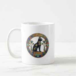 Taza De Café Bastet Sagrada: Diosa Gato del Antiguo Egipto