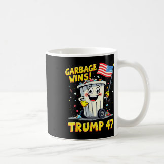 Taza De Café Basura gana Trump 47 Team Garbage Para Trump 2024