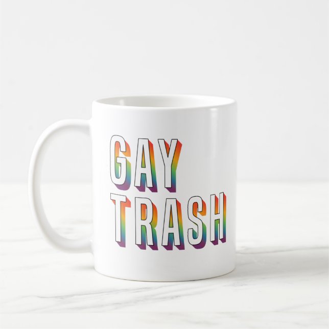 Taza De Café Basura gay (Izquierda)