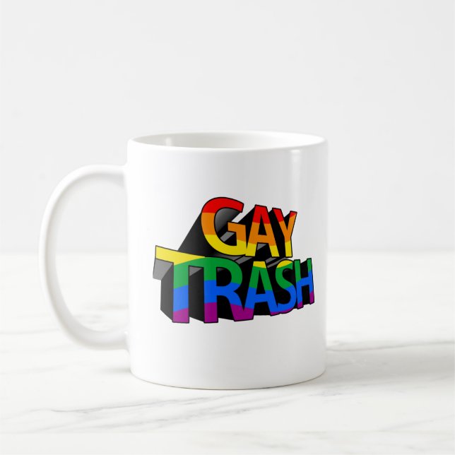 Taza De Café Basura gay (Izquierda)