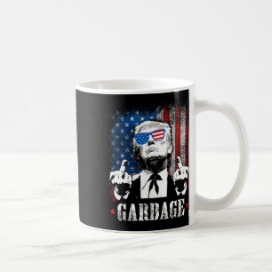 Taza De Café Basura para Trump 2024: Divertidos Hombres De Band