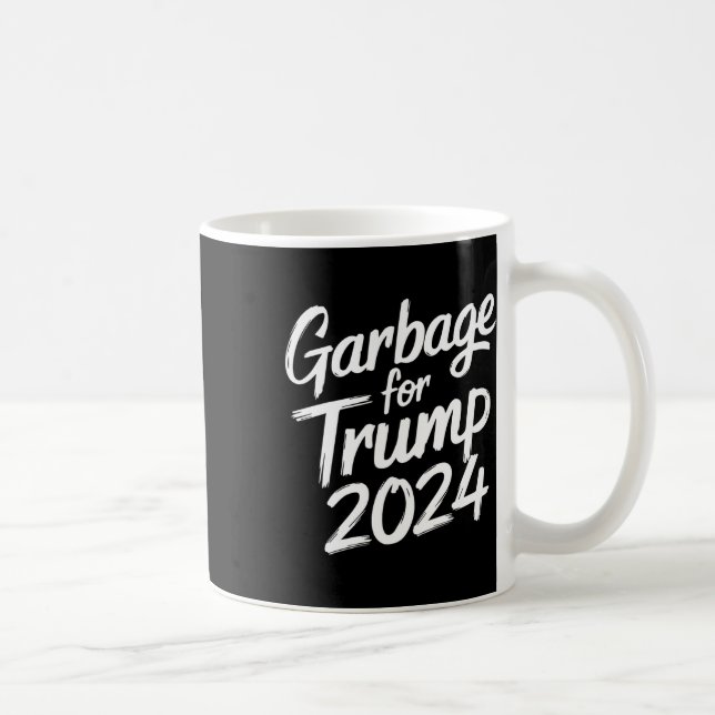Taza De Café Basura Para Trump 2024 No Somos Vote Tru (Derecha)