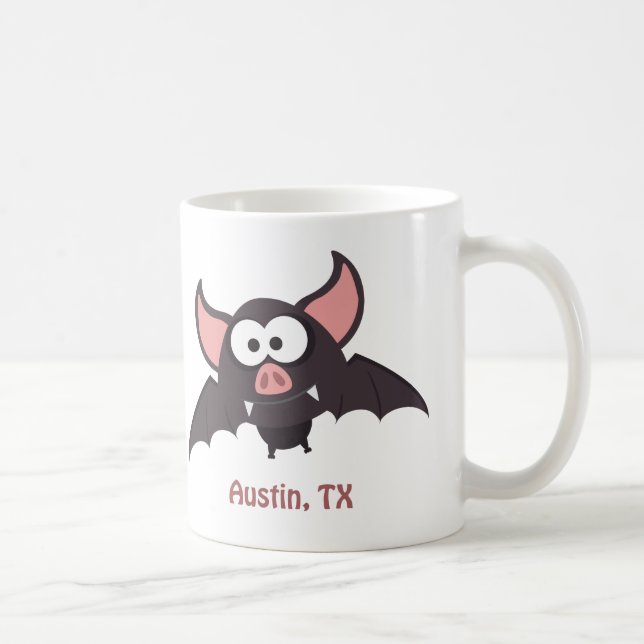 Taza De Café Bat - Austin, Texas (Derecha)