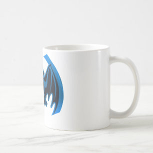 Taza De Café Bat Blue the MUSEUM Zazzle Gifts