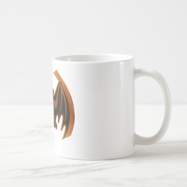 Taza De Café Bat Brown El MUSEO Zazzle Regalos (Derecha)