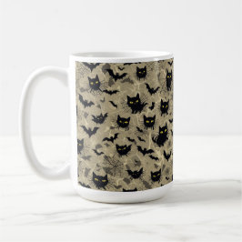Taza De Café Bat Cats Mug