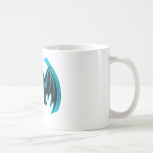 Taza De Café Bat Cyan El MUSEO Regalos Zazzle