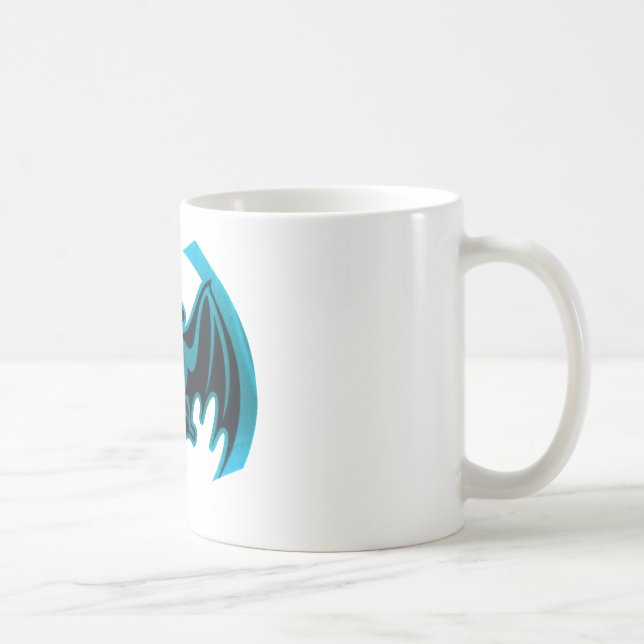 Taza De Café Bat Cyan El MUSEO Regalos Zazzle (Derecha)