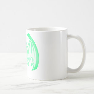 Taza De Café Bat Green Inv El MUSEO Regalos Zazzle