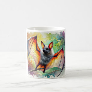 Taza De Café Bat in Flight 200824AREF114 - Watercolor